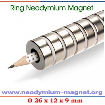 آهنربا نئودیمیوم استیل رینگی_Neodymium magnet